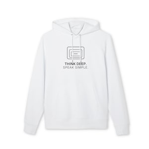 Think Deep. Speak Simple. Hoodie | TINNKEO image 1