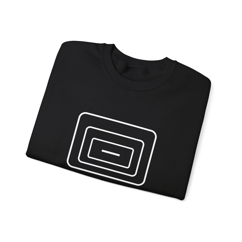 Felpa girocollo unisex "Think Deep Speak Simple", con stampa tipografica minimalista, idea regalo TINNKEO immagine 3