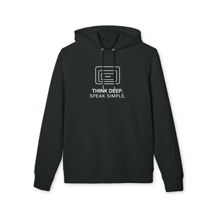 Think Deep. Speak Simple. Hoodie | TINNKEO image 5