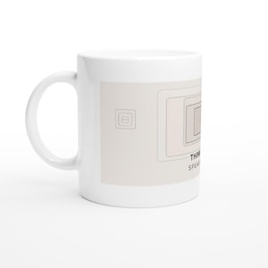 Quiet Depth Rooms Mug | Minimal Coffee Mug | TINNKEO image 1
