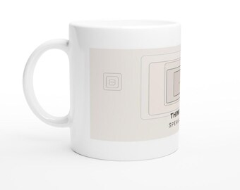 Quiet Depth Rooms Mug | Minimal Coffee Mug | TINNKEO