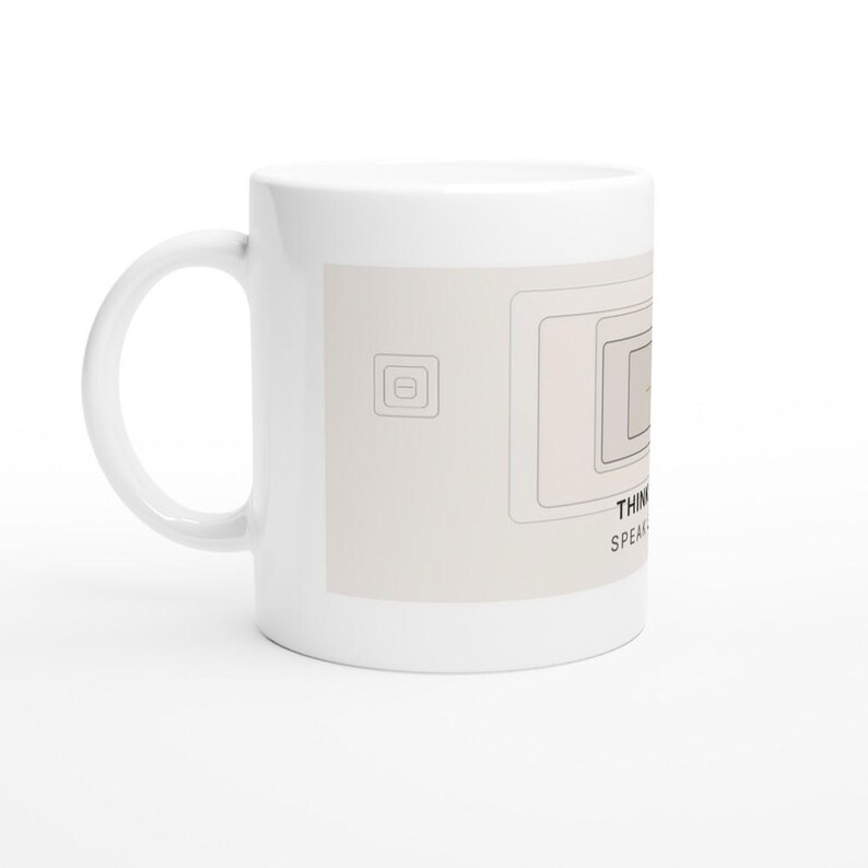 Quiet Depth Rooms Mug | Minimal Coffee Mug | TINNKEO image 1