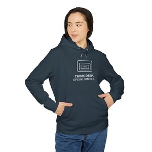 Think Deep. Speak Simple. Hoodie | TINNKEO image 11
