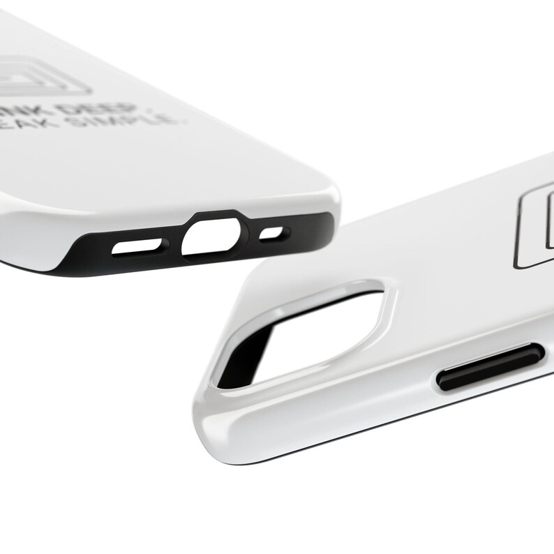 Think Deep. Speak Simple. Phone Case | TINNKEO image 3