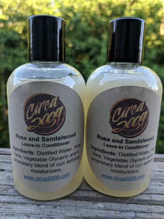 Rose Water Leave In Conditioner And Curl Bounce Back Etsy