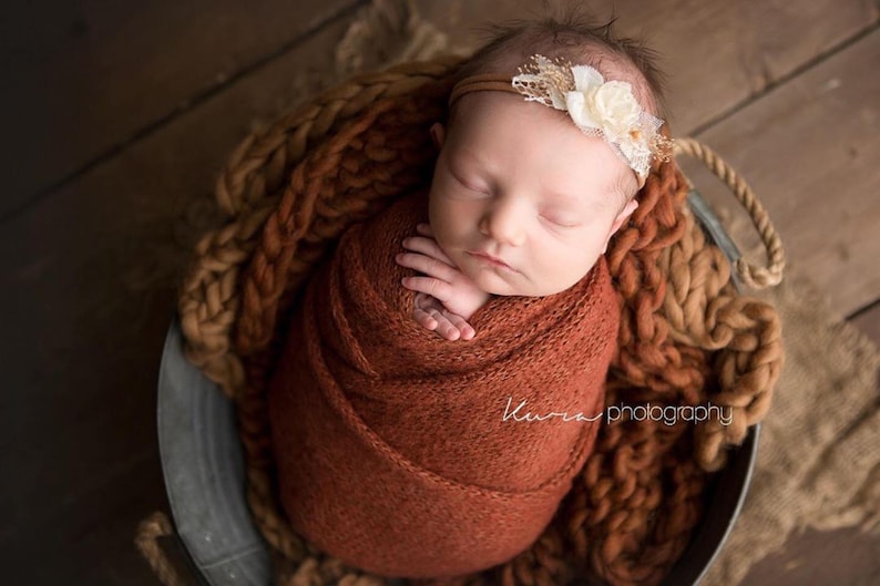 Knit alpaca wrap and bear bonnet set Newborn photo prop preorder UK seller long knit alpaca wrap newborn photography prop neutral textures image 7