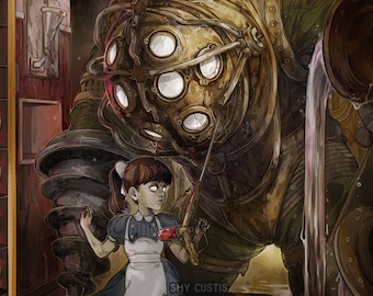 Shy & Coey: Gatherer (Prints, Tapestries)