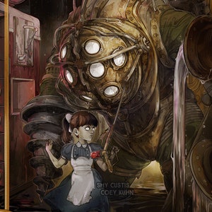 Shy & Coey: Gatherer (Prints, Tapestries)