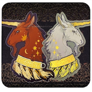Coey: Unicorn Bust (Holographic Stickers)