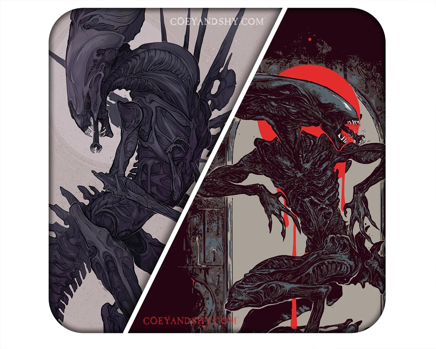 Xenomorph Card Sleeves - Etsy Canada