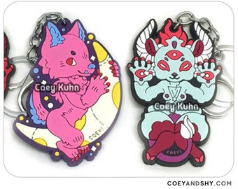 Coey: CLEARANCE Baron & Mael Keychains