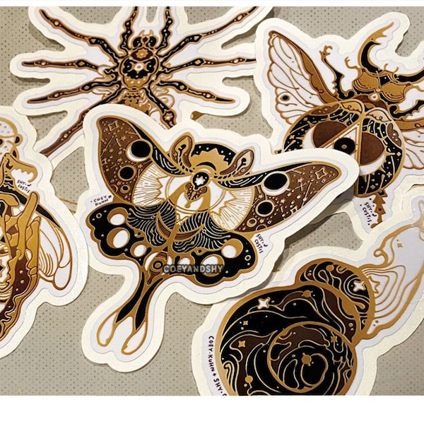 Shy & Coey: Occult Insects (Stickers)