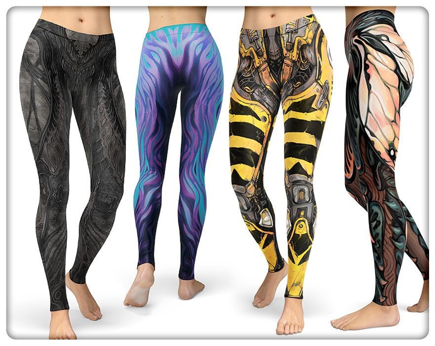 Europaeerin Taetowierte Leggings Onanieren