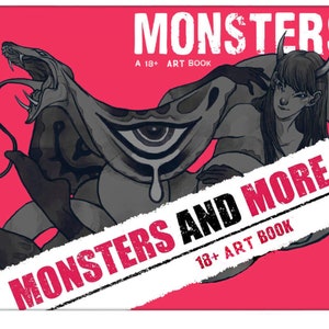 Coey: PHYSICAL COPY, Monsters & More vol. 1 Mature Artbook image 1