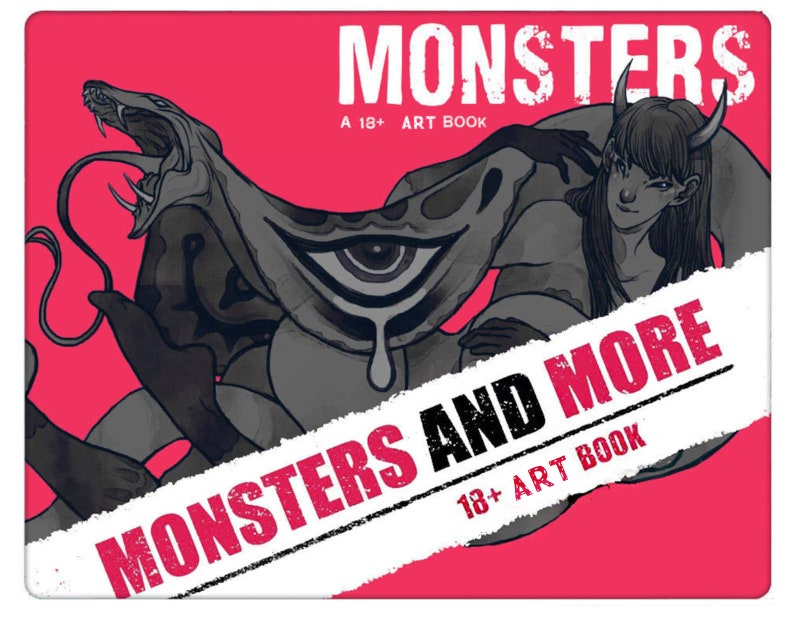 Coey: PHYSICAL COPY, Monsters & More vol. 1 Mature Artbook image 1