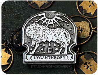 Coey: Lycanthropy Crest (Enamel Pins)