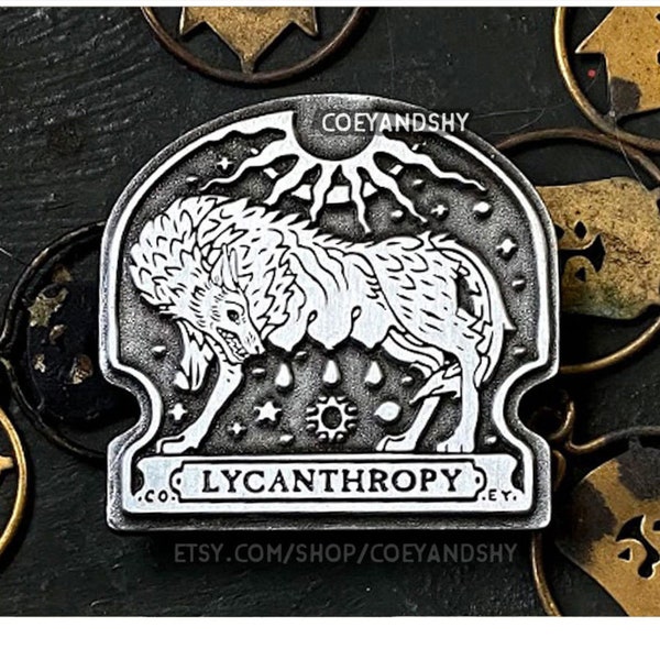 Coey: Lycanthropy Crest (Enamel Pins)