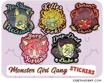 Shy: Monster Girl Gang (Stickers)