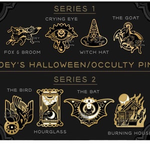 Coey: Occult Halloween Pins