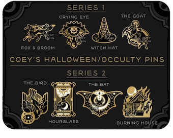 Coey: Occult Halloween Pins