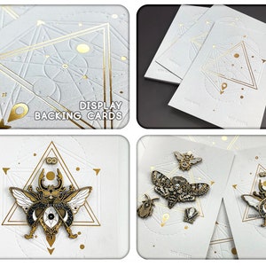 Shy & Coey: Shadow Box Occult Insects Pins image 4