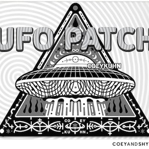 Coey: UFO Glow-in-the-Dark Patches