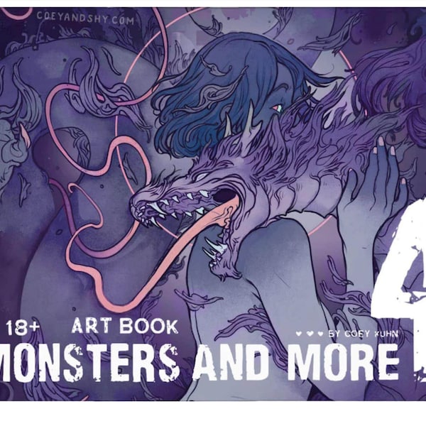 Coey: Monsters & More 4, PHYSICAL COPY (Mature Artbook)