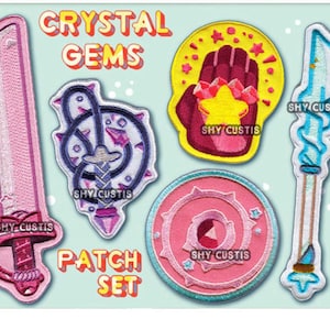 Shy: CLEARANCE Gem Weapons Patches Steven Universe image 1