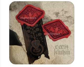 Coey: Bat Wax Seal (Enamel Pins)