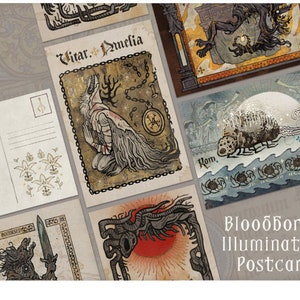Coey: Illuminated Bloodborn (Mini Print Postkarten)