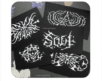 Coey: Metal Band Queer Battletag Patches
