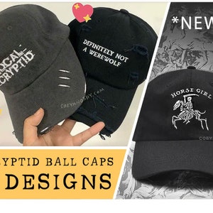 Coey: Cryptid Ball Caps / Hats image 1