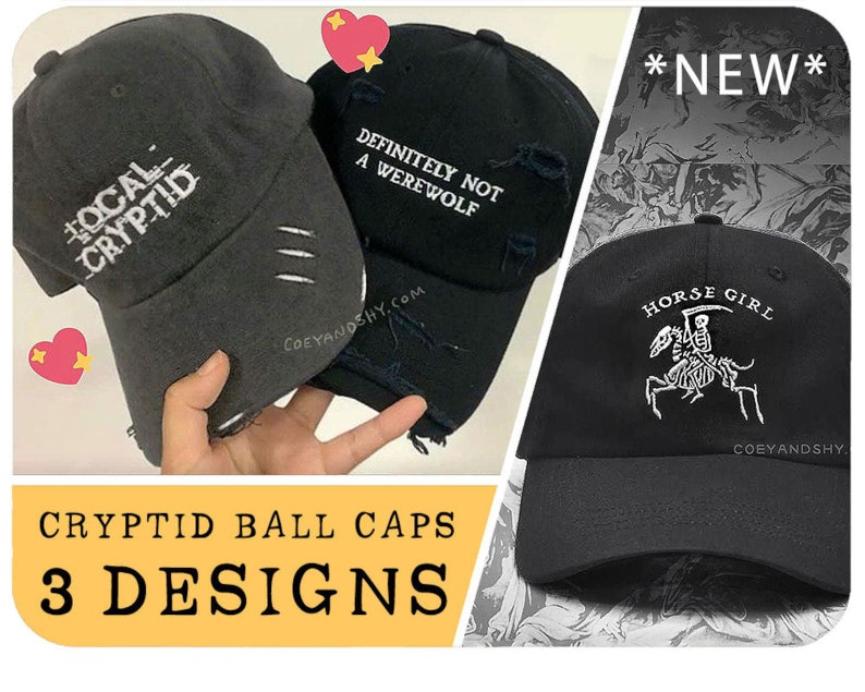 Coey: Cryptid Ball Caps / Hats image 1