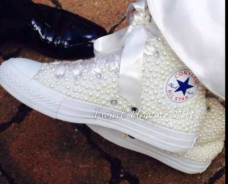 ivory converse wedding