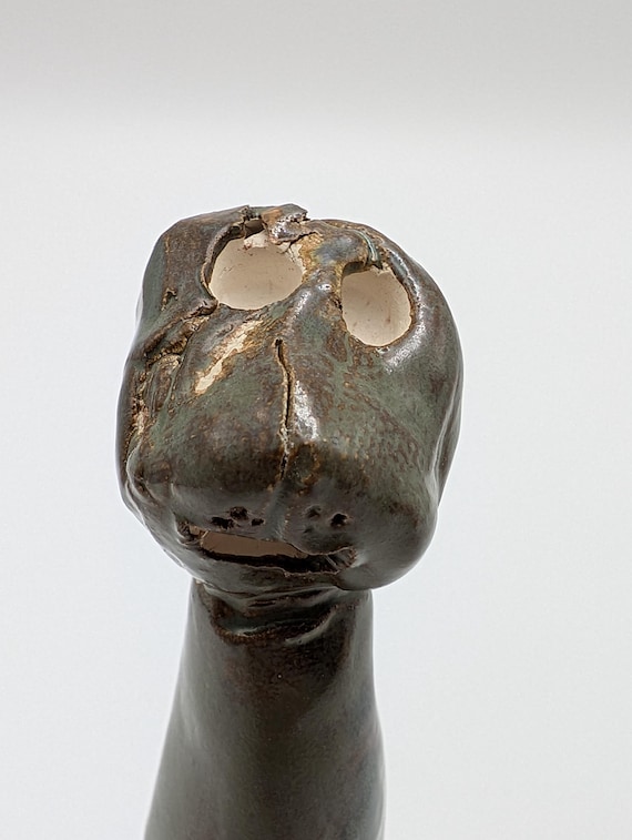 Småfolk Otto - Original Handmade Ceramic Sculpture, Quirky Scandinavian-Inspired Collectible Figure