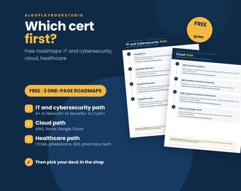Free IT, Cloud, Healthcare Certification Roadmap (PDF Guide)