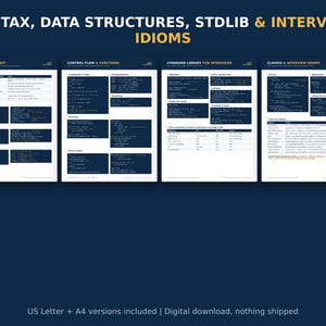 Python Cheat Sheet for Coding Interviews | 4-Page Printable PDF image 2
