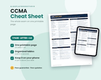 CCMA Cheat Sheet | One-Page Printable Study Guide | Exam Review Quick Reference PDF | Updated 2026