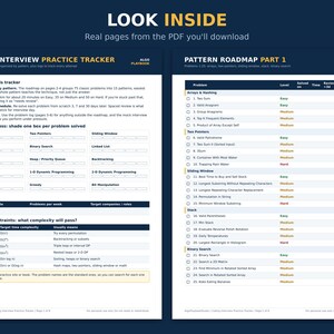 Coding Interview Practice Tracker | 75 Problems by Pattern (PDF) image 5