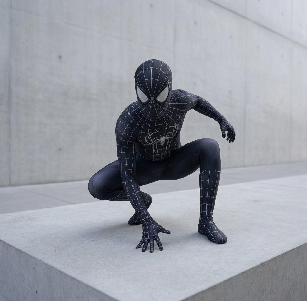 Black spiderman suit - Etsy 日本