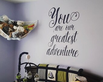 Vous êtes notre plus grande aventure vinyle mural sticker Art pépinière citation amovible autocollant flèches moderne chambre CT4572