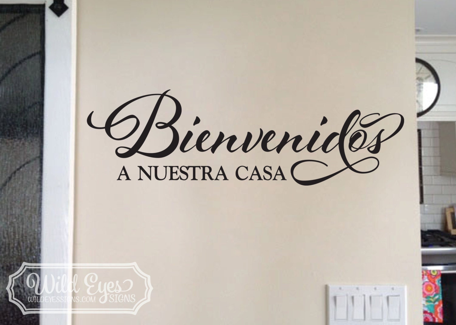 Bienvenidos a nuestra casa | Sticker