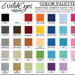 Peut inclure: Palette de couleurs avec 24 &eacute;chantillons de couleurs. La palette comprend des couleurs comme le noir, le blanc, le rouge, l'orange clair, le bleu marine, le bleu poudre, le rose, le charbon de bois, le brun fonc&eacute;, le bordeaux, le jaune clair, le bleu gentiane, le bleu geyser, le rouge &agrave; l&egrave;vres, le gris moyen, le brun clair, la rouille, le ma&iuml;s, le bleu azur, le bleu sarcelle, le rose p&acirc;le, le gris chaud, le beige, l'olive, le vert citron, le bleu glacier, la menthe, le rose carnation, l'argent, l'or, le c&eacute;ladon, le vert citron, le violet et le lilas.