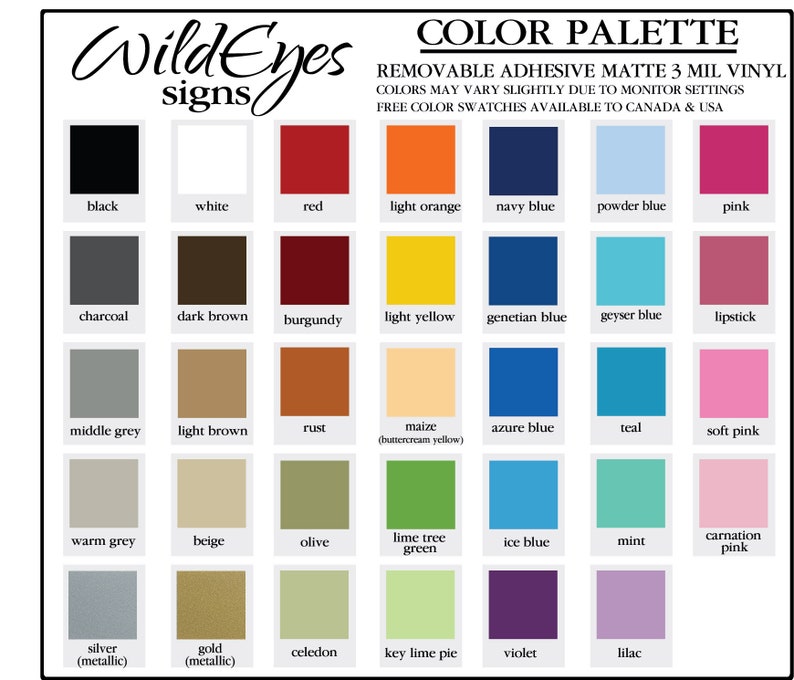 Peut inclure: Palette de couleurs avec 24 &eacute;chantillons de couleurs. La palette comprend des couleurs comme le noir, le blanc, le rouge, l'orange clair, le bleu marine, le bleu poudre, le rose, le charbon de bois, le brun fonc&eacute;, le bordeaux, le jaune clair, le bleu gentiane, le bleu geyser, le rouge &agrave; l&egrave;vres, le gris moyen, le brun clair, la rouille, le ma&iuml;s, le bleu azur, le bleu sarcelle, le rose p&acirc;le, le gris chaud, le beige, l'olive, le vert citron, le bleu glacier, la menthe, le rose carnation, l'argent, l'or, le c&eacute;ladon, le vert citron, le violet et le lilas.