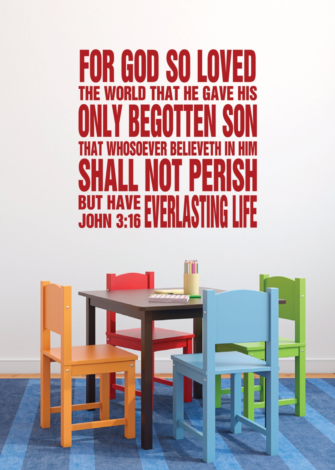 John 3:16 for God so Loved the World That He Gave His Only Begotten Son ...