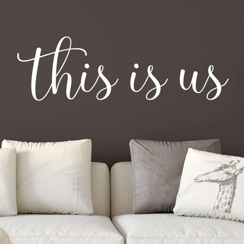 This is Us Family Photo Wall Decal Foyer Living Room Entry Etsy