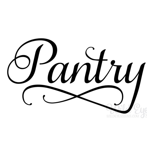Pantry Door Decal - Etsy