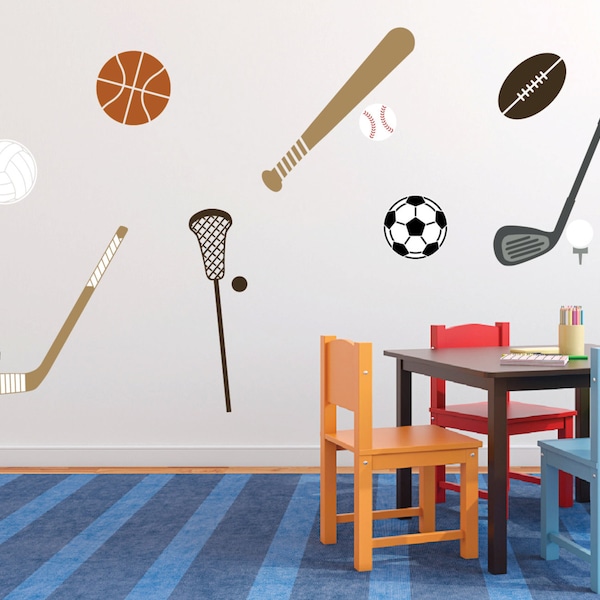 Volleyball Wall Decal Etsy