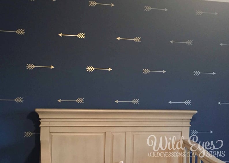 Arrows Wall Decals Vinyl Wall Decals Modern Nursery Room Etsy