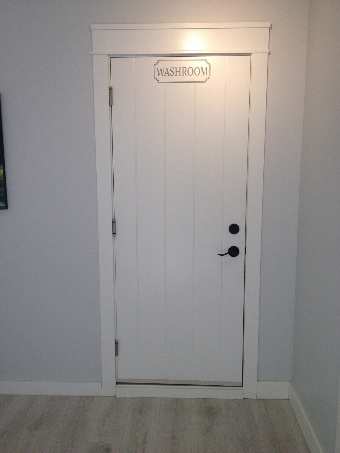 Washroom Vinyl Decal Bathroom Vinyl Decal Glass Door Decal - Etsy